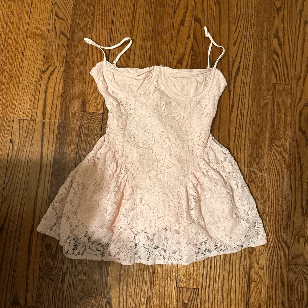 Peppermayo Blush Lace Kids Dress